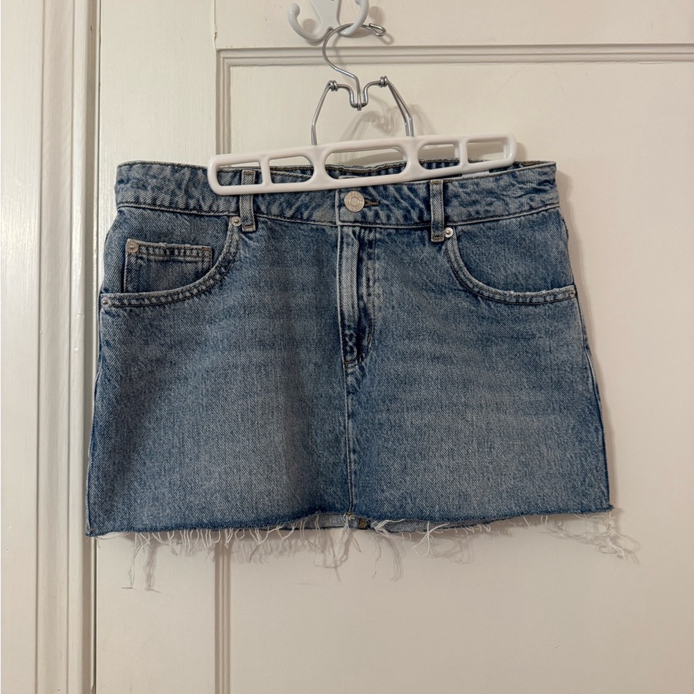 Garage Blue Mini Skirt Casual